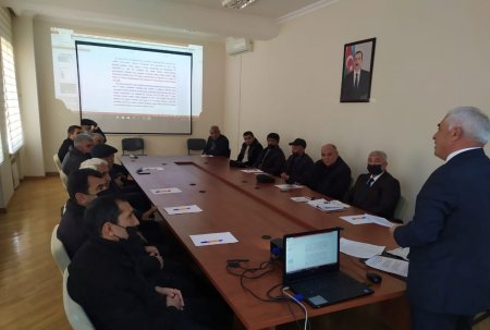 Training on the theme "Actual problems of cotton production and ways of their solution" was held at the Faculty of Agronomy
